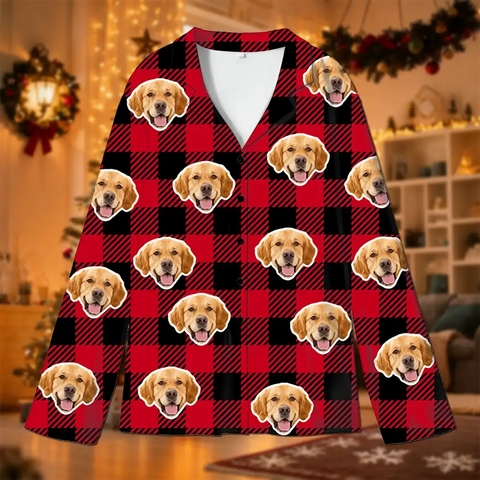 Custom Photo Family Pajamas – Personalized Christmas Sleepwear
