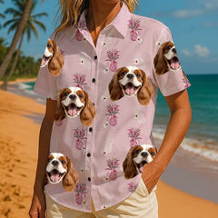 Camisa hawaiana con estampado personalizado: un divertido regalo fotográfico para las vacaciones de verano 