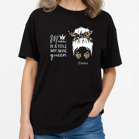 Queen Mum - Personalized Custom Unisex T-shirt, Premium T-shirt, Hoodie - Gift For Mother