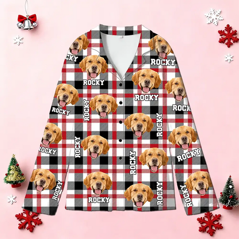 Custom Christmas Pajamas – Matching Family Photo Sleepwear