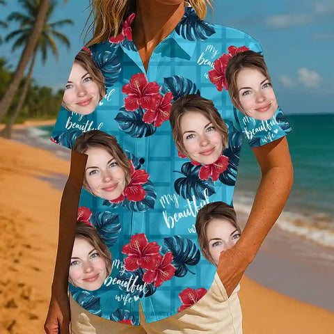 Face-On Hawaiian Shirt – Personalized, Funny & Stylish