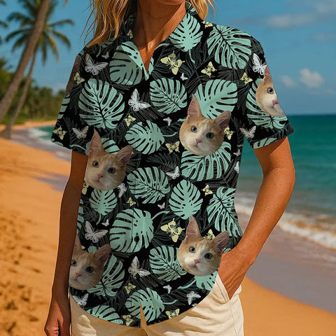 Photo Print Shirt for Summer – Custom All-Over Vacation Design
