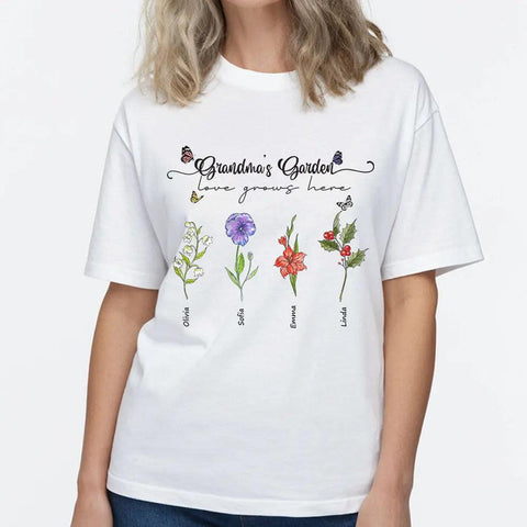 Sudadera "El Jardín de la Abuela", Sudadera Personalizada para la Abuela, Regalo para la Abuela, Regalo Personalizado 