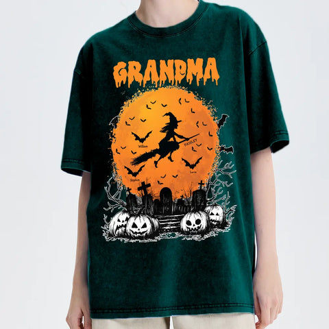 Personalized Halloween Witch T-Shirts, Sweatshirts & Hoodies - Gifts for Grandma & Mom