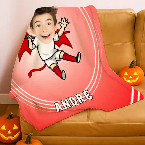 Custom Kids Photo Blanket – Upload Your Child’s Portrait