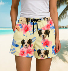 Shorts de playa personalizados con cara de mascota: diseña tu propio bañador personalizado