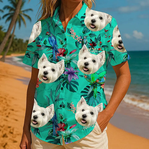 Camisa hawaiana con cara personalizada: un atuendo único para las vacaciones de verano 