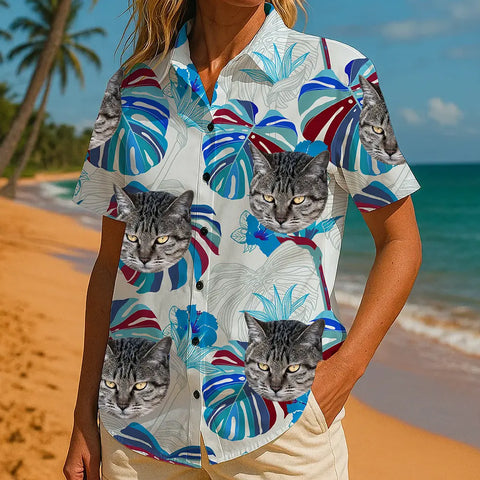 Custom Face Hawaiian Shirt – Funny Personalized Summer Gift