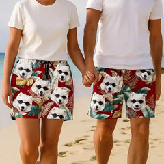 Shorts Aloha personalizados con cualquier cara: ¡niños, mascotas, parejas y más! 
