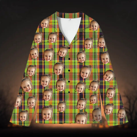 Personalized Halloween Pajamas – Custom Sleepwear with Dog, Cat or Human Face