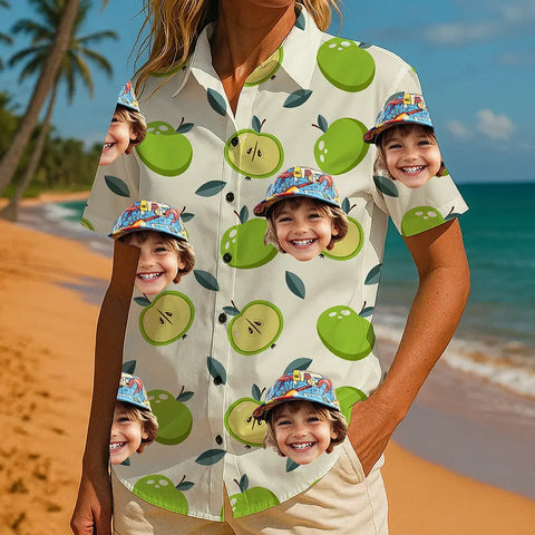 Camisa hawaiana personalizada con tu foto: regalo vacacional personalizado 