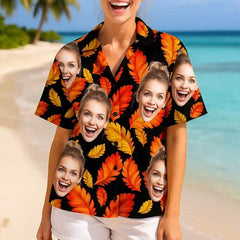 Camisa hawaiana divertida y personalizada: ¡agrega caras para lograr el mejor look! 