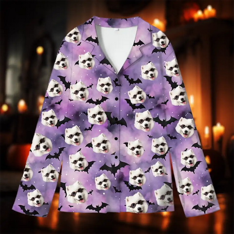 Personalized Dog & Cat Halloween Pajamas – Custom Pet Sleepwear Gift