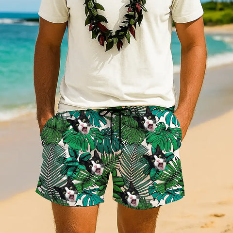 Custom Photo Hawaiian Shorts – Wear Your Personality Loud & Proud