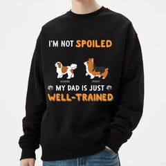 La Familia Barking: Camiseta, sudadera y sudadera unisex personalizadas con diseño de perro. Regalo para mamás, papás y amantes de las mascotas.