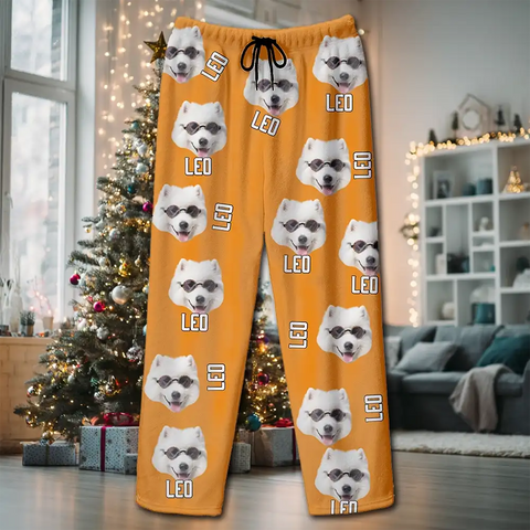 Custom Christmas Short Sleeve Flannel Pajamas – Matching Holiday Sleepwear for Families & Pets