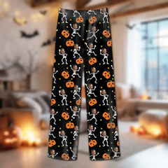 Custom Pumpkin Family Halloween Pajamas – Personalized Photo Fall Sleepwear