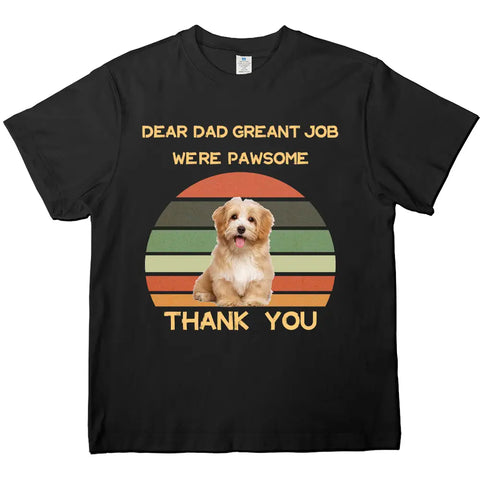 Télécharger une photo Cher papa, nous sommes géniaux - T-shirts, sweats à capuche et sweatshirts personnalisés