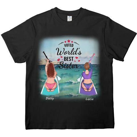 Meilleure sœur, t-shirt personnalisé en coton premium, sweats à capuche et sweat-shirts - Cadeaux pour amis