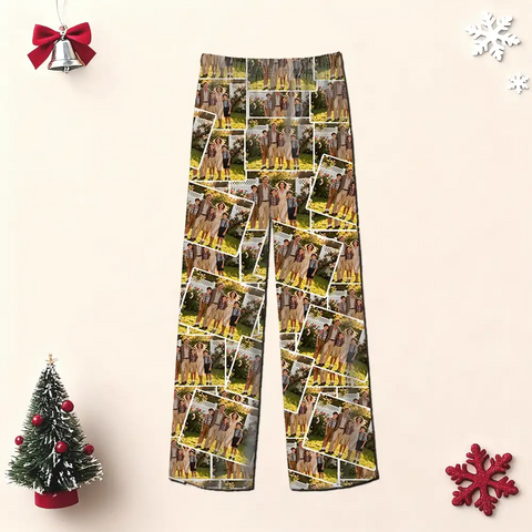 Custom Photo Family Pajamas – Personalized Gift Sleepwear