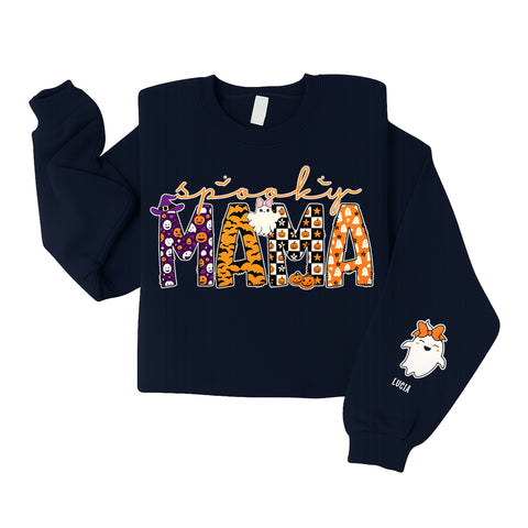 Personalized Halloween Sweatshirt Gifts for Mom – Customized with Kids and Cute Characters