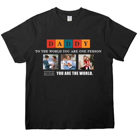 Daddy Personalized  Photo Father's Day - Custom T-shirts, hoodies, sweatshirts