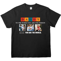 Papa Photo Personnalisée Fête des Pères - T-shirts, sweats à capuche et sweatshirts personnalisés 