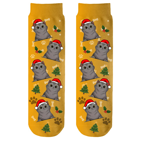 Custom Christmas cat stockings - choose a cute cat