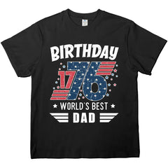 El mejor papá del mundo para el Día de la Independencia: camisetas, sudaderas y sudaderas personalizadas 