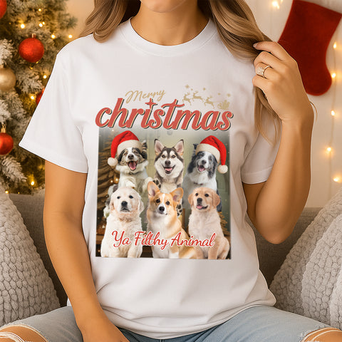Personalized Christmas Gift T-shirts, Hoodies, Sweatshirts - Custom Pet Photos