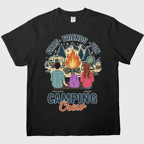 Camping Family - Camisetas de algodón personalizadas, sudaderas, sudaderas con capucha, regalos para los amantes del camping
