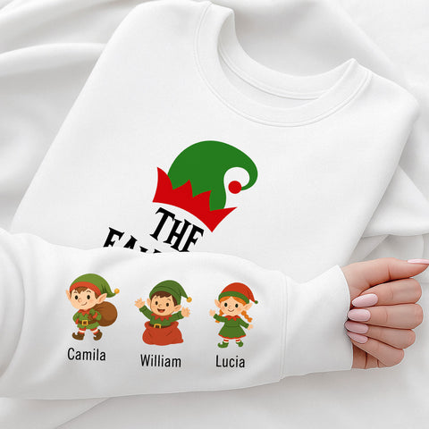 Personalized Christmas Elf Shirt – Customize Name & Traits