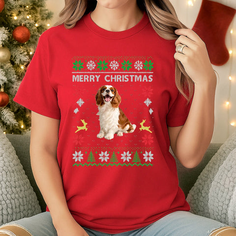 Personalized Christmas Pet Photo T-Shirt、Sweatshirt、 Hoodie