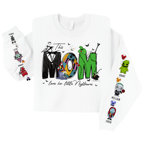 Personalized Halloween sweatshirt，hoodie  - customizable with cute characters and names