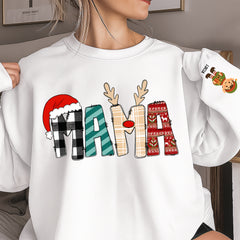 Personalized Christmas Family Sweatshirt 、 Hoodie – Custom Cute Characters & Names