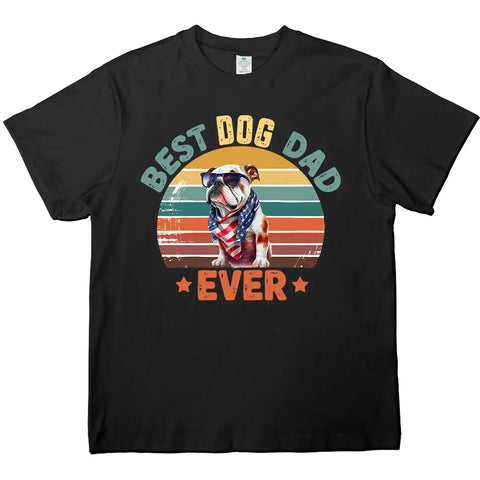 El mejor papá de perro: camisetas, sudaderas y sudaderas personalizadas para la familia, regalo para papá y abuelo.