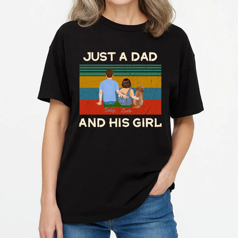 Solo un papá y sus hijos: camisetas, sudaderas y sudaderas personalizadas, regalo para papá y abuelo.