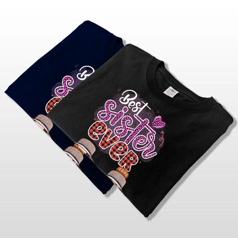 Camping avec mes meilleures sœurs, t-shirt personnalisé en coton premium, sweats à capuche et sweat-shirts - Cadeaux pour amis