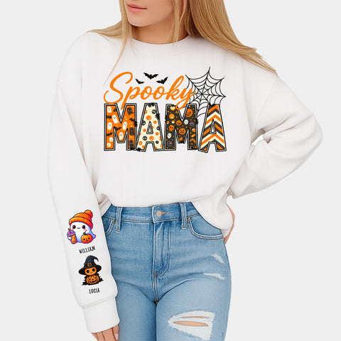 Halloween Gift for Mom – Personalized Sweatshirts with Cute Characters
