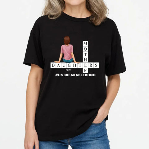 Vínculo inquebrantable entre madre e hija: camisetas, sudaderas y sudaderas personalizadas 