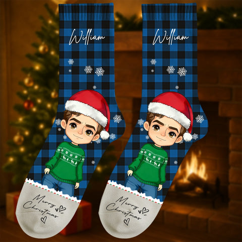 Personalized Custom Christmas Stocking - Gift For Family, Christmas Gift