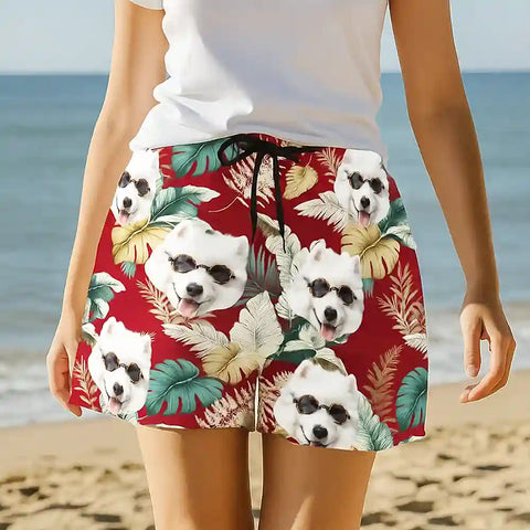 Custom Aloha Shorts with Any Face – Kids, Pets, Partners & More!