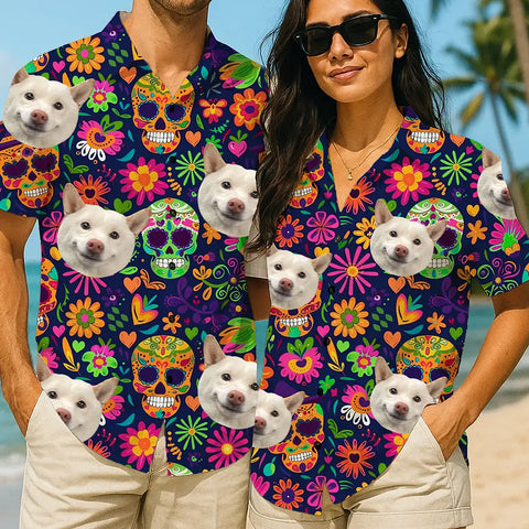 Camisa hawaiana con cara personalizada: ¡personalizada para el verano! 