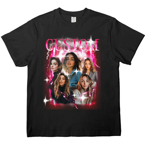 Camiseta de rap pirata vintage personalizada de los 90 - Camiseta retro de hip-hop personalizada - Regalo para novia, familia y amigos