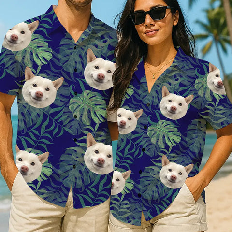 Custom Face Shirt – Vibrant Hawaiian Style for Summer Vibes
