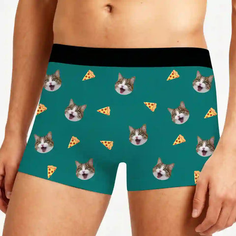 Custom Face Boxer Briefs – Upload Your Photo, Personalized Men’s Underwear with Multiple Patterns