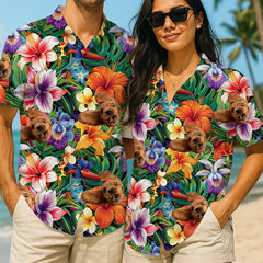 Personalized Hawaiian Shirt with Your Pet’s Face – Fun Tropical Gift for Pet Owners