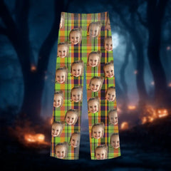 Personalized Halloween Pajamas – Custom Sleepwear with Dog, Cat or Human Face