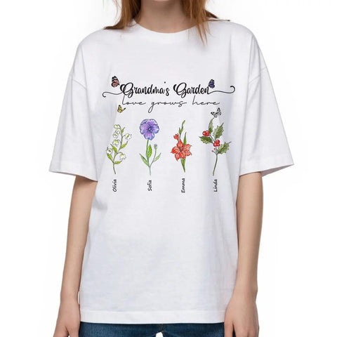 Sudadera "El Jardín de la Abuela", Sudadera Personalizada para la Abuela, Regalo para la Abuela, Regalo Personalizado 