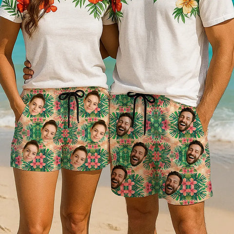 Your Photo, Your Shorts – Custom Face Print for Summer Fun